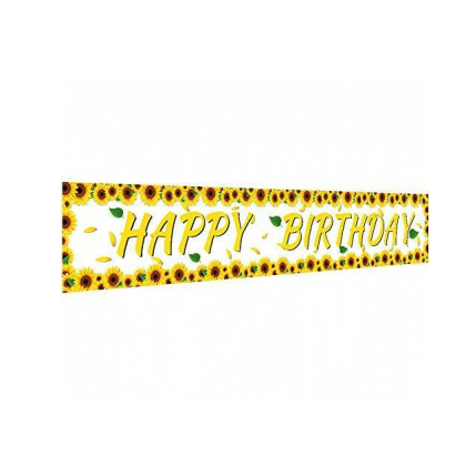 Happy Birthday Sunflower Print