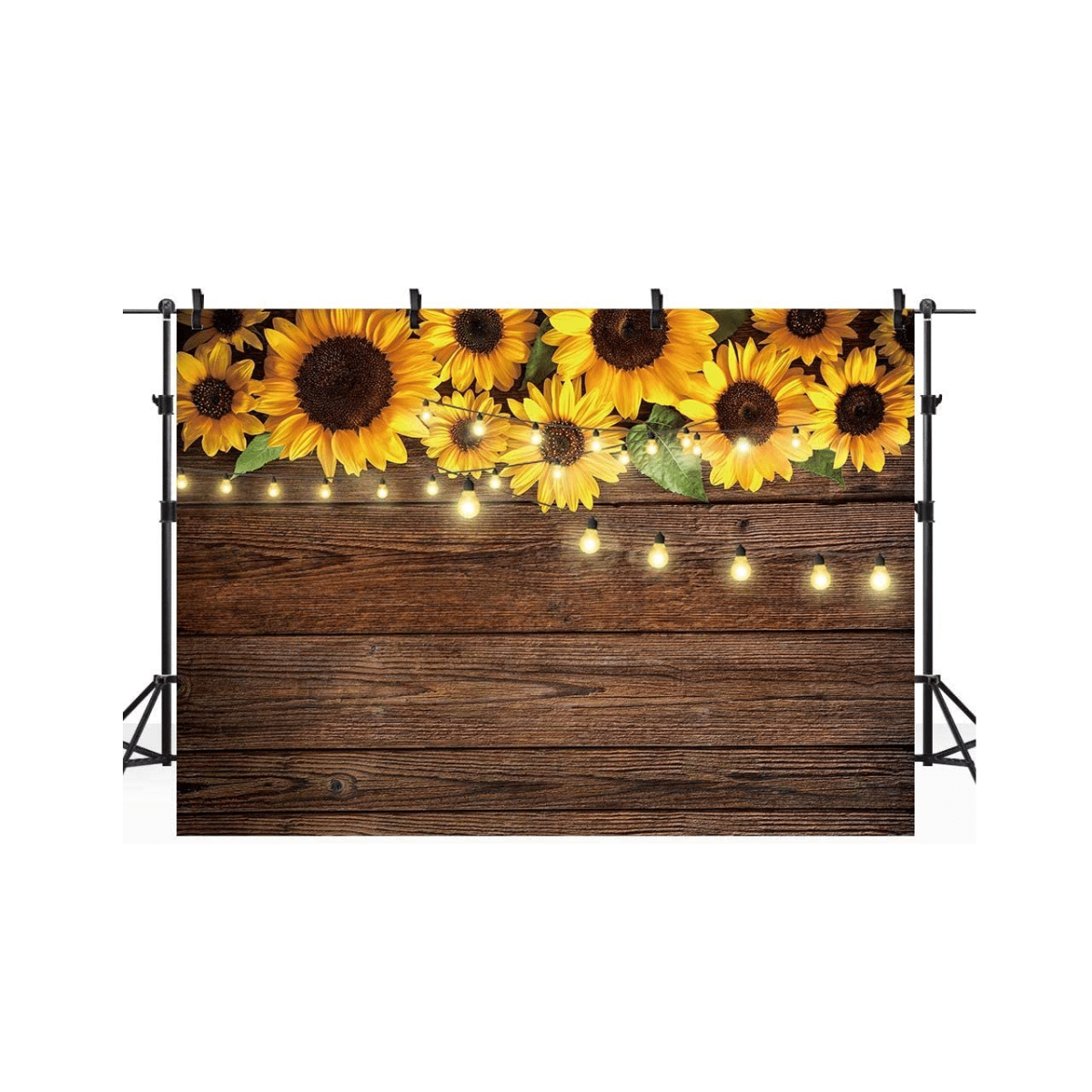 Sunflower Print Backdrop Party Design