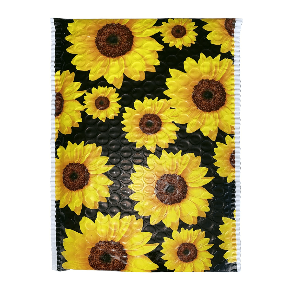 Sunflower Print Bubble Mailers