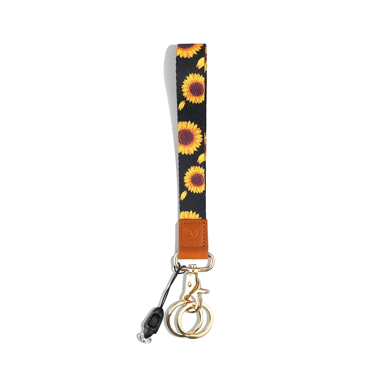 Sunflower Print Keychain
