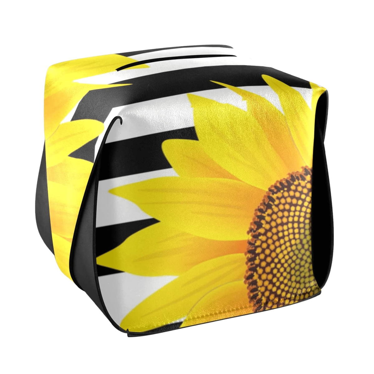 Sunflower Print Tissue Holder Cover