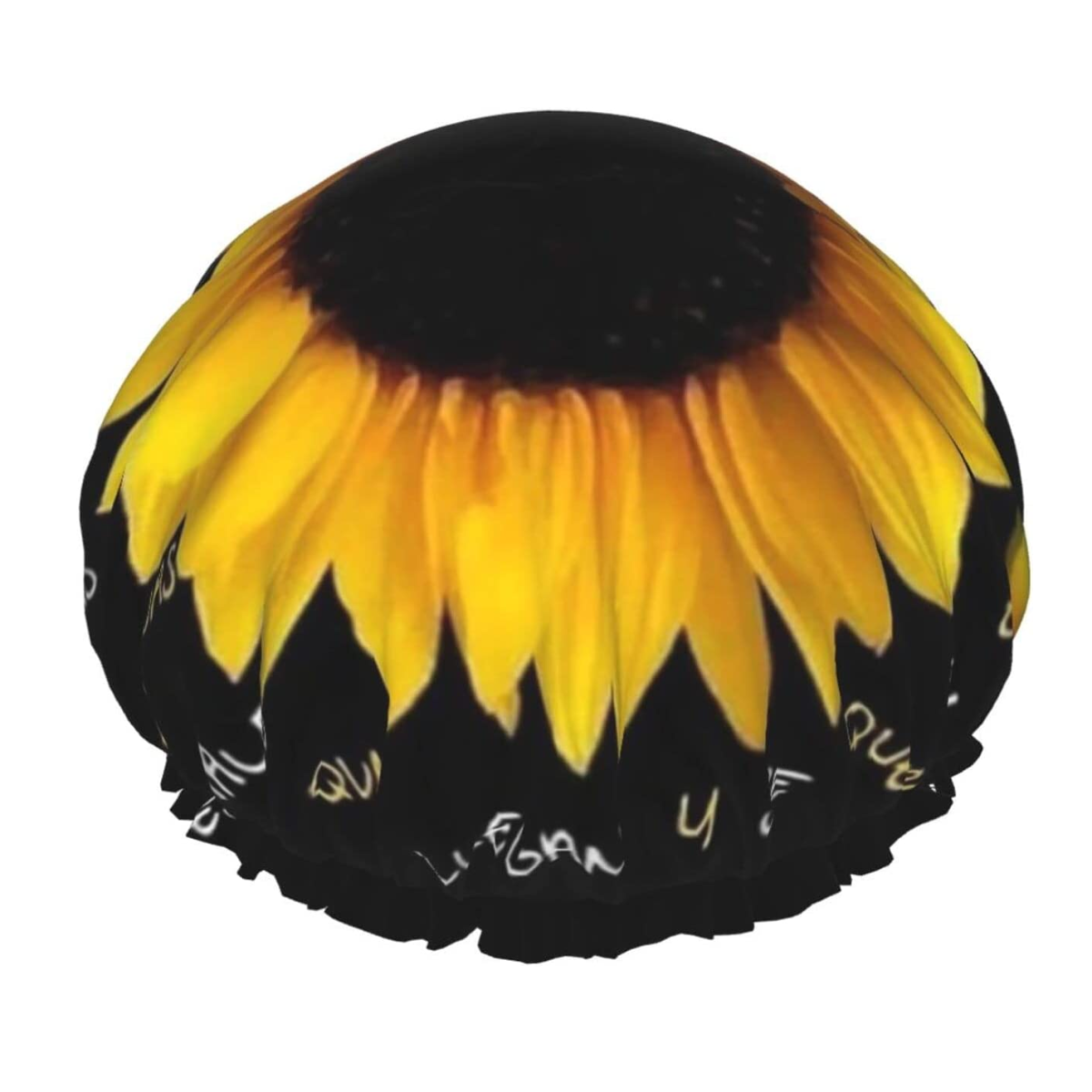 sunflower shower cap