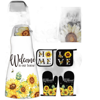 Sunflower Kitchen Apron