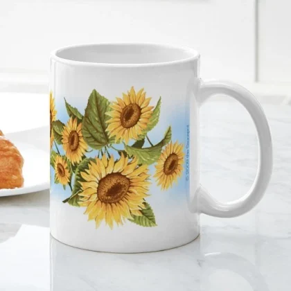 Sunflower Ceramic Coffee Mug