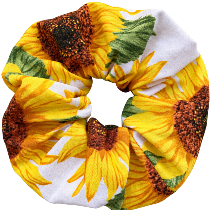 Made Brite Sunflower Scrunchie Hair Tie